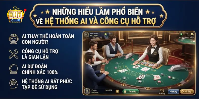 Những hiểu lầm phổ biến về hệ thống AI và công cụ hỗ trợ