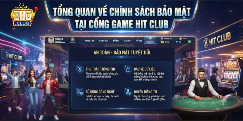 Tổng quan về chính sách bảo mật tại cổng game Hit Club