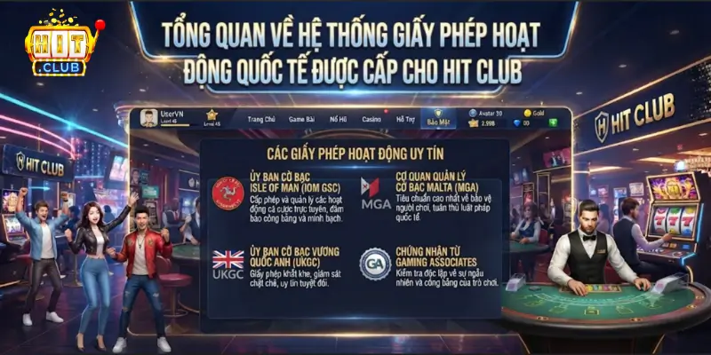 Tổng quan về hệ thống giấy phép hoạt động quốc tế được cấp cho Hit Club